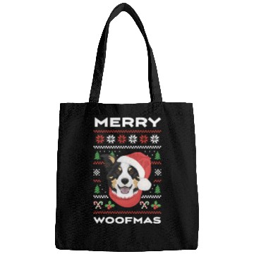 Discover Border Collie Merry Christmas Bags