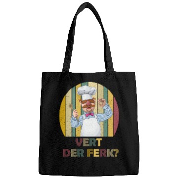 Discover Vert Der Ferk the swedish chef Bags