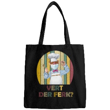 Discover Vert Der Ferk the swedish chef Bags
