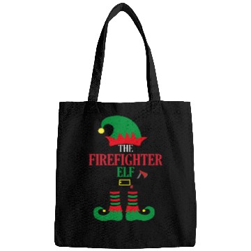 Discover the firefighter elf with axe Bags