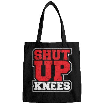 Discover Funny Shut Up Knees Gym Workout Running Training L Bags