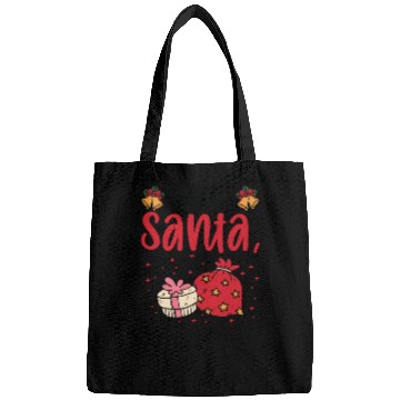 Discover Dear Santa Christmas Holiday Typography Bags