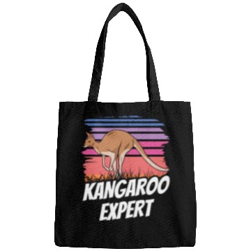 Discover Kangaroo Expert Australia Lover Kangaroos Animal Bags