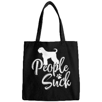 Discover I Love My Black Russian Terrier - "People Suck" Bags