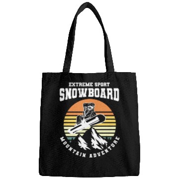 Discover Snowboarding Winter Ski Hut Mountain Bags