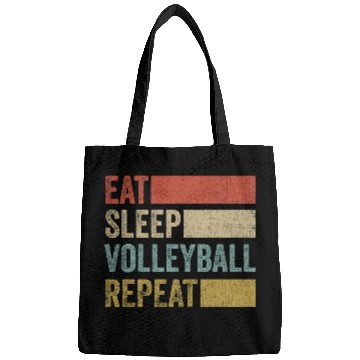 Discover Retro 70s Volleyball Player Men Kids Eat Sleep Bags