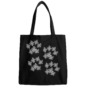 Discover Snowflake Paw Prints Bags