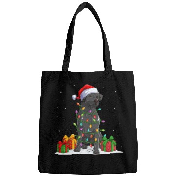 Discover Black Lab Labrador Christmas Lights Pajama Dog Bags