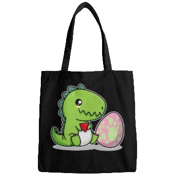 Discover Big sister cute dino siblings boy girl heart love Bags