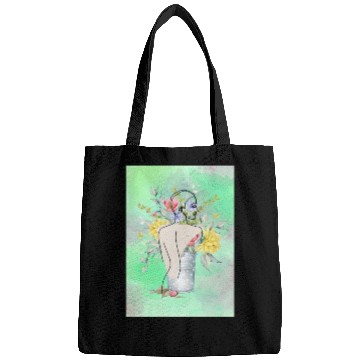 Discover Being Me Flower T-srhit Bags
