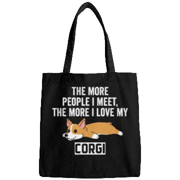 Discover The More I Love My Corgi Bags