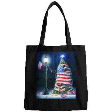 Discover Patriotic Christmas US Flag With Christmas Bags