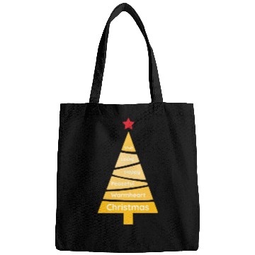 Discover Minimalist Merigold Orange Christmas Pine Bags