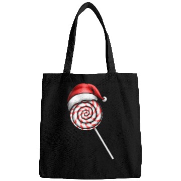 Discover Candy Cane Lollipop Santas Hat Merry Christmas Bags