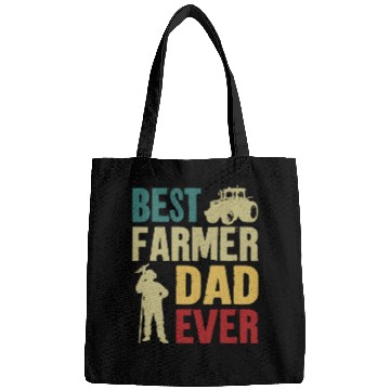 Discover Farming Farmer Dad Father Vintage Bags