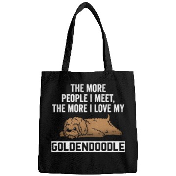 Discover The More I Love My Goldendoodle Bags
