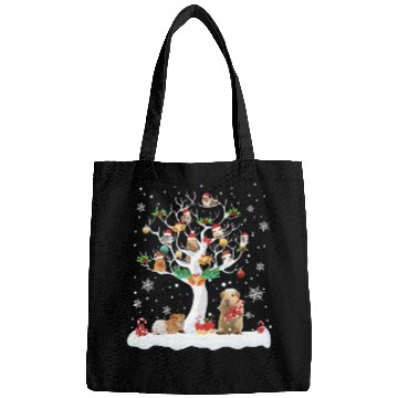 Discover Guinea Pig Christmas On Winter Tree Goat Lover Bags