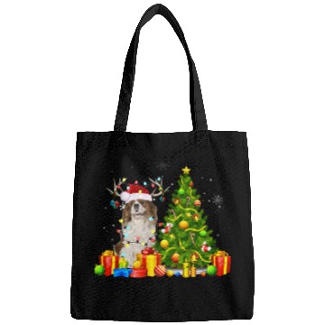 Discover Cavalier King Charles Spaniel Christmas Dog Lover Bags