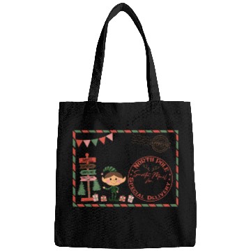 Discover Santa Letter Elfe North Pole Specjal Delivery Mail Bags