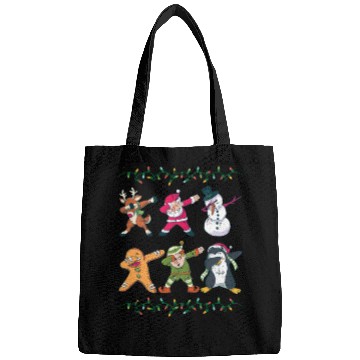 Discover Dabbing Reindeer Santa Snowman Bags