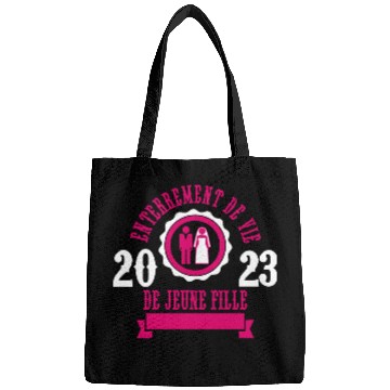 Discover Funny Wedding bride bachelorette party 2023 Bags