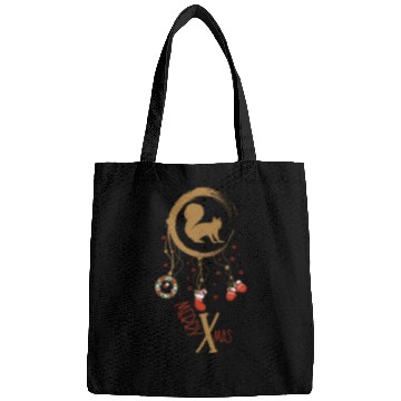 Discover Winter dreamcatcher Christmas Squirrel Bags
