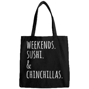Discover Weekends Sushi And Chinchillas Bags