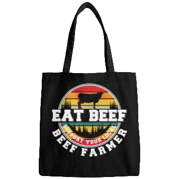 Discover Cattle Farming Agriculture Beef Cow Lover Bags