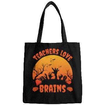 Discover Halloween Teacher Humor School Brain Bags