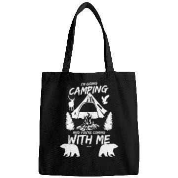 Discover Camping nature animals wilderness mountains forest Bags