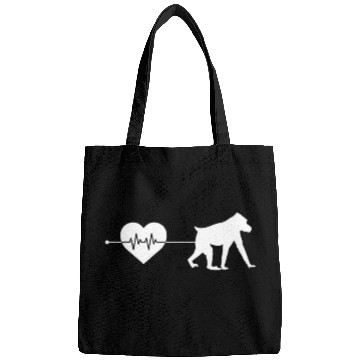 Discover monkey heartbeat Bags
