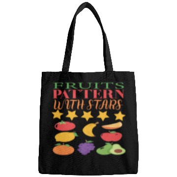 Discover FRUITS PATTERN WITH STARS Bags