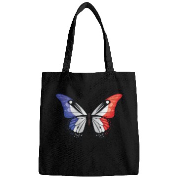 Discover France Swallowtail Butterfly Flag Bags