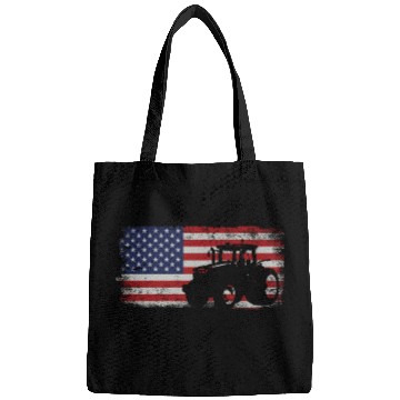 Discover Farming Farmer American Flag Us Bags