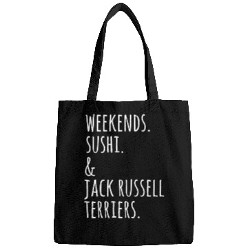 Discover Weekends Sushi And Jack Russell Terriers Bags