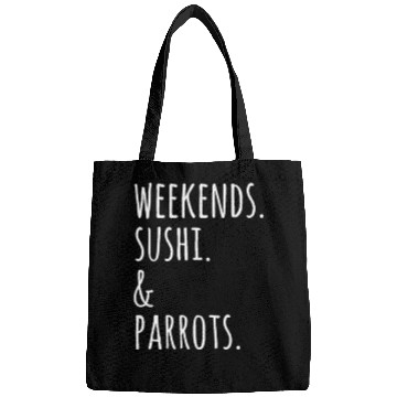 Discover Weekends Sushi And Parrots Bags