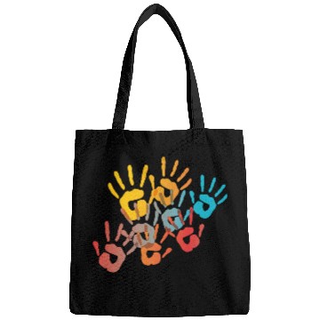 Discover Color blob splash paint painter gift colorful spot Bags