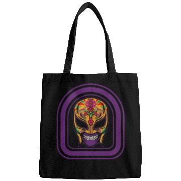Discover Dia De Los Muertos Bags, Lucha Libre El Santo