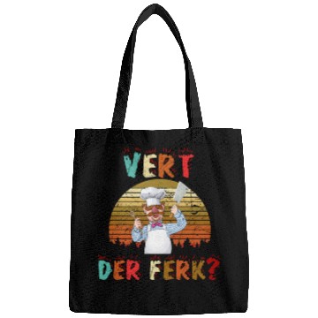 Discover Vert Der Ferk the swedish chef Bags