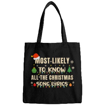 Discover Xmas Most Likely To Know All The Christmas Song Bags