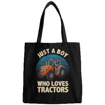 Discover Just A Boy Who Loves Tractors Cool Tractor Bags