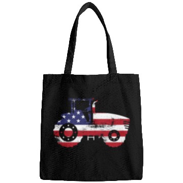 Discover Farming Farmer American Flag Us Bags
