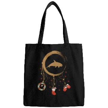 Discover Winter dreamcatcher Christmas Orca Bags