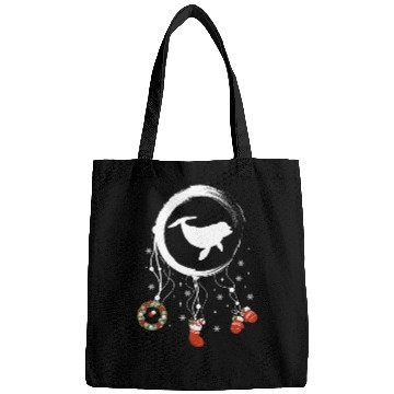 Discover Winter dreamcatcher Christmas Dolphin Bags
