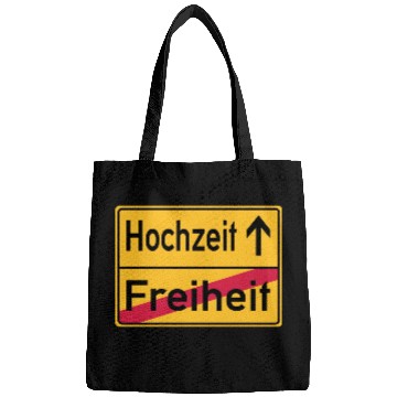 Discover Wedding Freedom Farewell Celebration Sign Bags