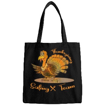 Discover Thanksgiving eating team Bags