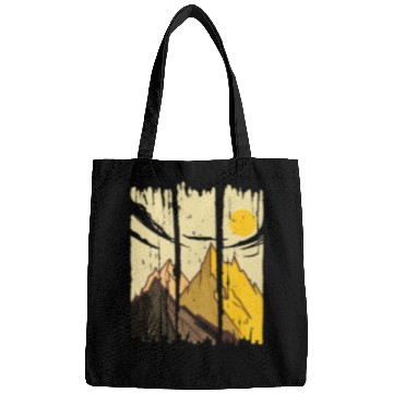 Discover Painted Art Mountains With Sun Bags