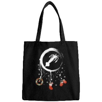 Discover Winter dreamcatcher Christmas Squid Bags