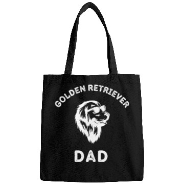 Discover golden retriever dad, dog Bags