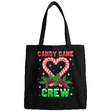 Discover Candy Cane Crew Christmas Sweets Family Matching Bags